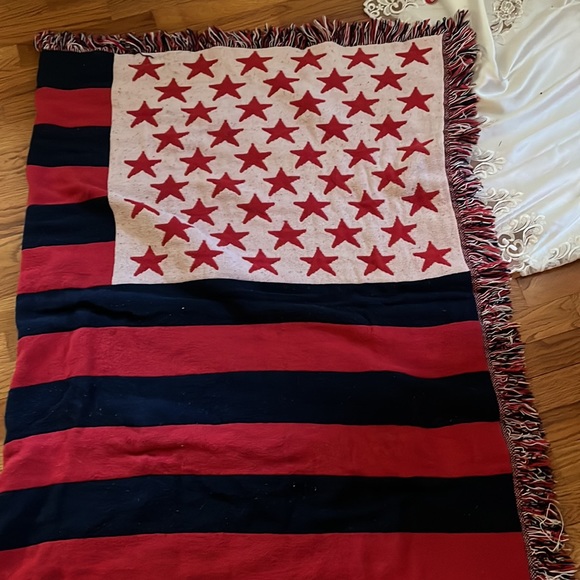 American flag mini afghan - Picture 2 of 2